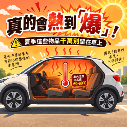 夏日停車不注意，車內恐變隱形炸彈00１.png