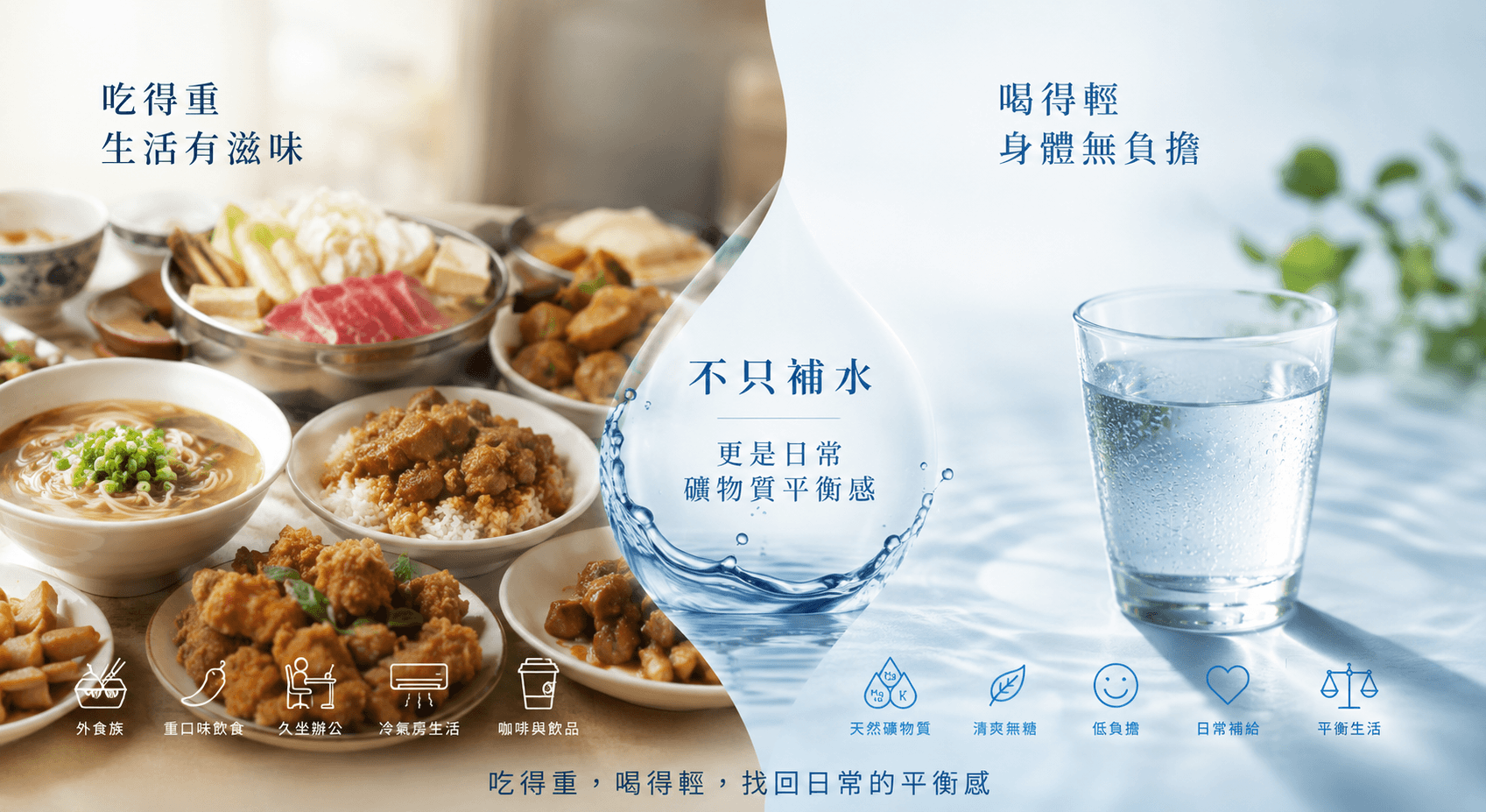 不只補水,更是日常礦物質平衡感